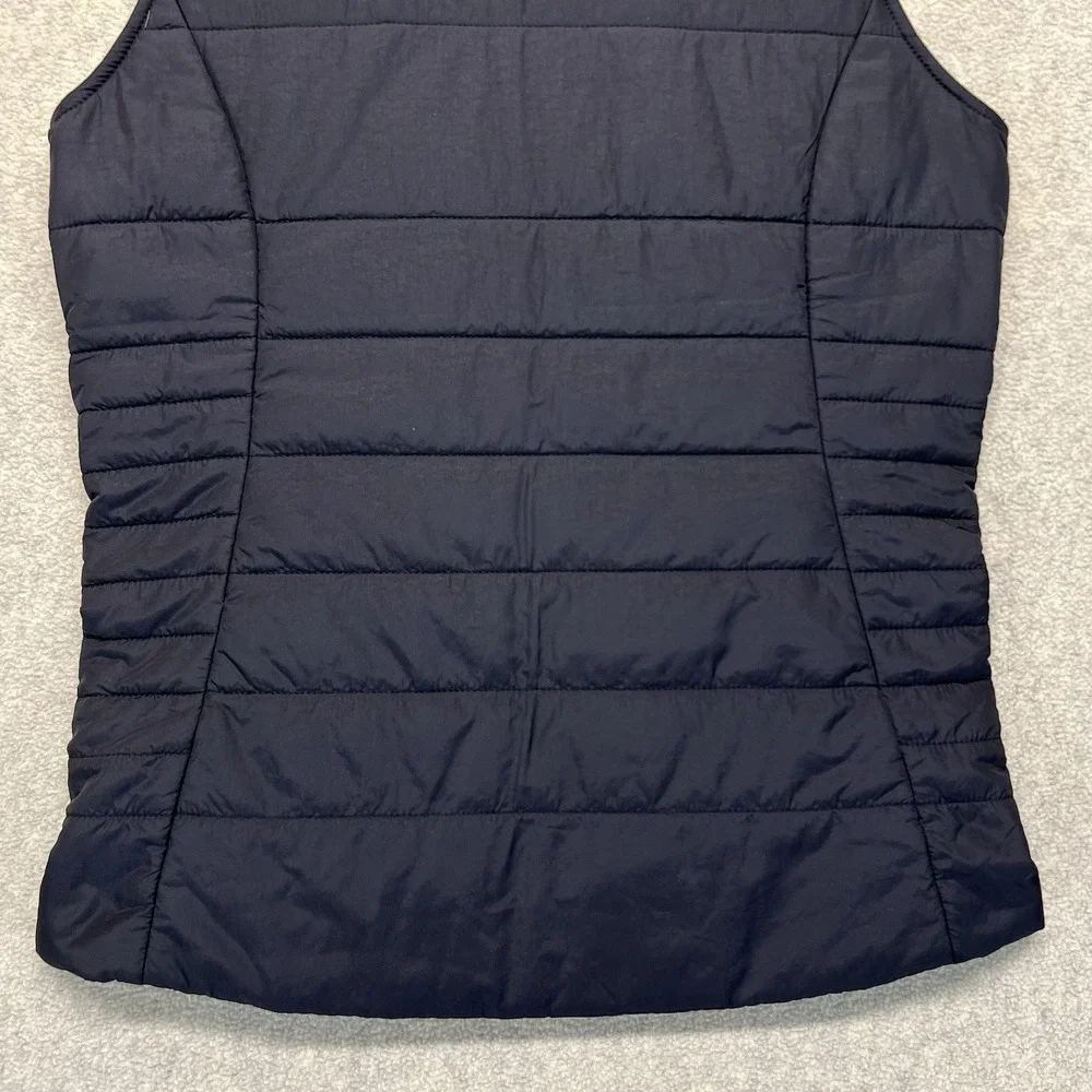 The‎ North Face Girls Black Puffer Vest Size M 10/12 Full Zip